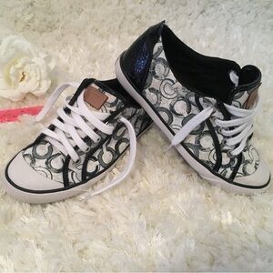 Coach Black and White Sneakers